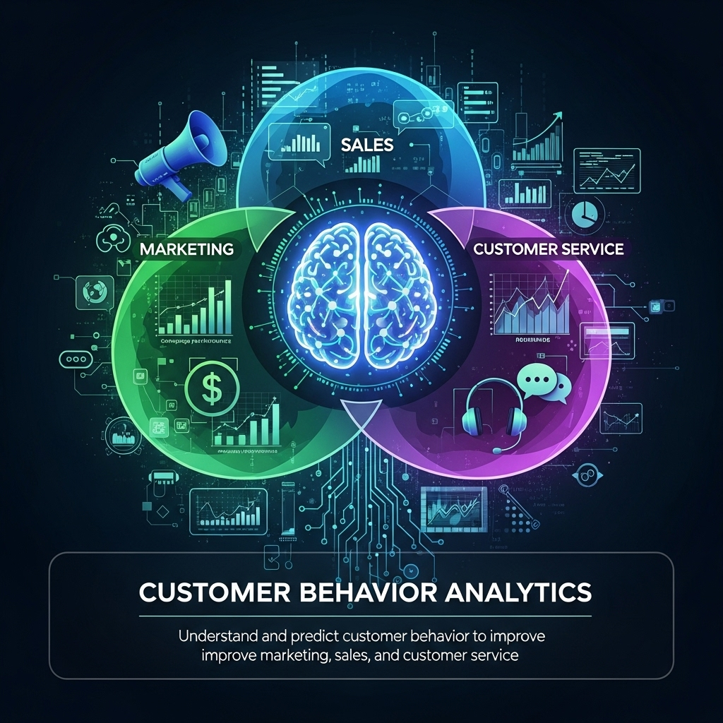 Customer Behavior Analytics Icon